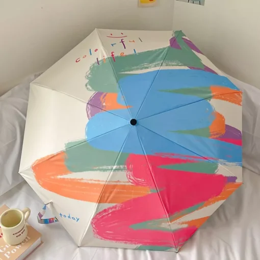 Compact UV Protection Mini Travel Umbrella - Image 2