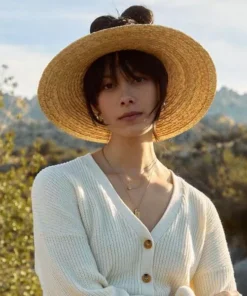 Vintage French Wide Brim Sun Hat
