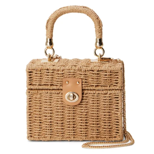 Box Straw Beach Bag - Image 3