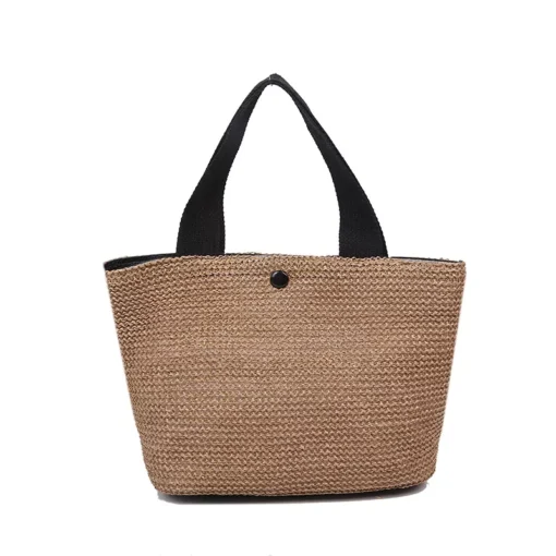Straw Woven Handbag - Image 6
