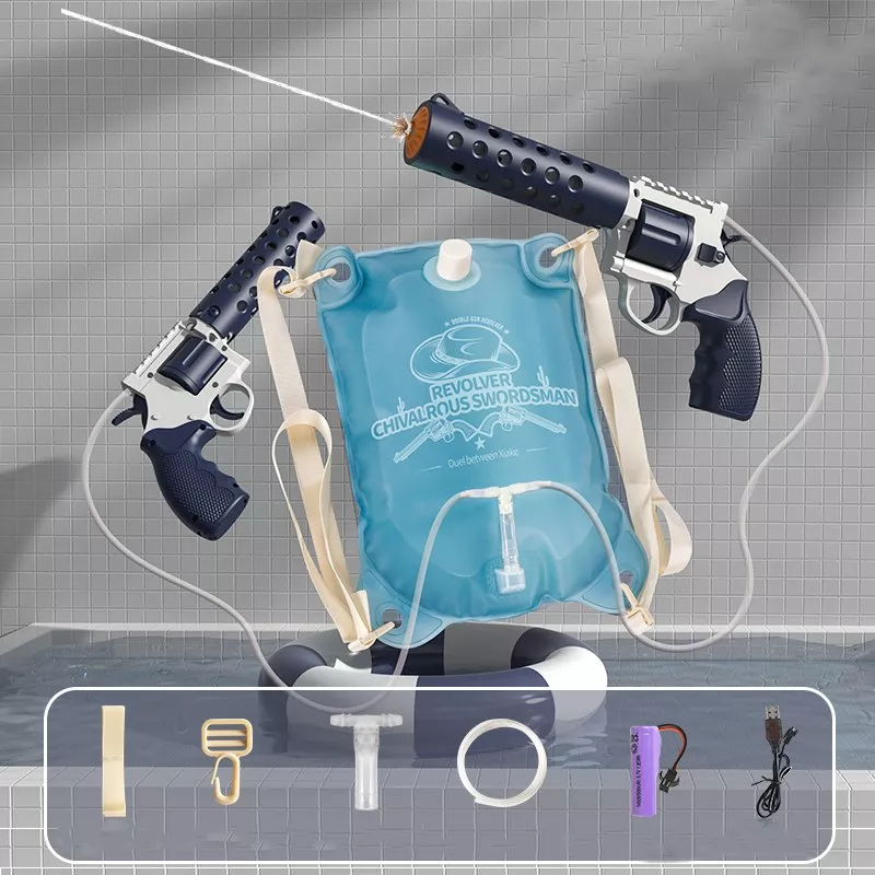 Blue 2pcs guns