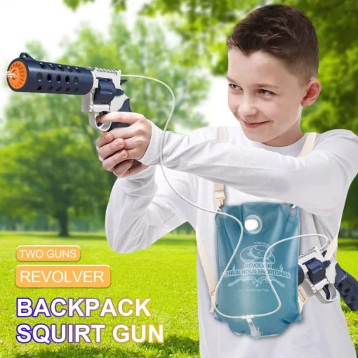 Double Guns Backpack Electric Water Gun Toy - Image 4