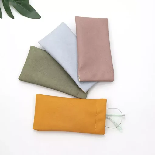 Multi-Color Soft PU Leather Glasses Pouch - Image 3