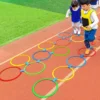 Kids Outdoor Hopscotch Ring Jumping Game