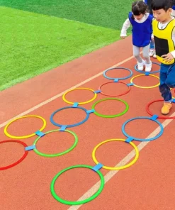Kids Outdoor Hopscotch Ring Jumping Game