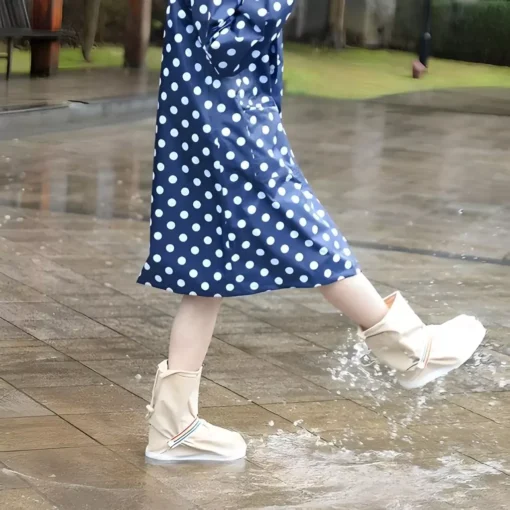 Waterproof Hooded Rain Poncho - Image 5