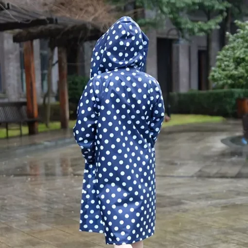Waterproof Hooded Rain Poncho - Image 4