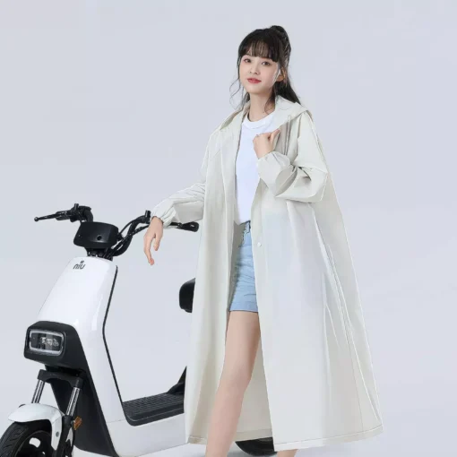 Unisex Thickened EVA Rain Poncho for All Outdoor Activities - Image 2