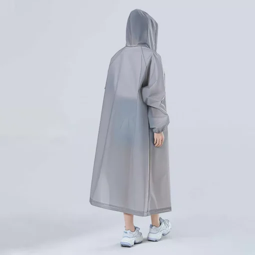 Unisex Thickened EVA Rain Poncho for All Outdoor Activities - Image 4