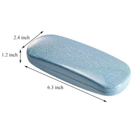 Sparkling Multi-Color PU Leather Sunglasses Case - Image 5