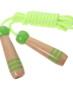 Adjustable Wooden Cartoon Skipping Rope for Kids