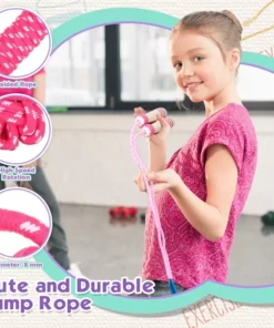 Adjustable Wooden Cartoon Skipping Rope for Kids