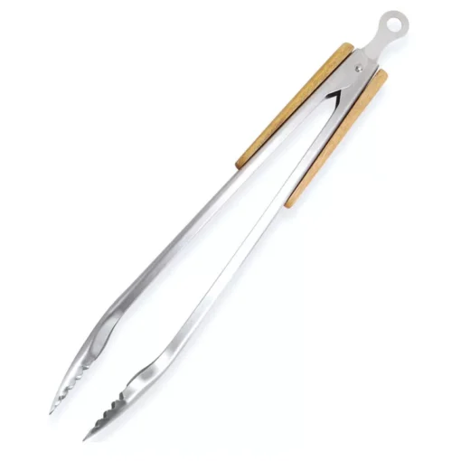 Extra Long 18-Inch Stainless Steel BBQ Tongs - Image 5