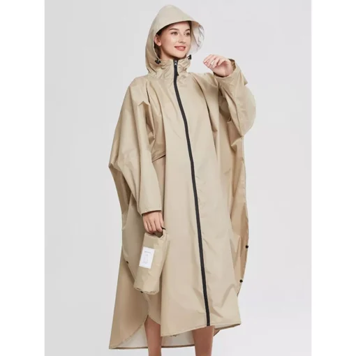 Long Waterproof Raincoat for Women - Image 4