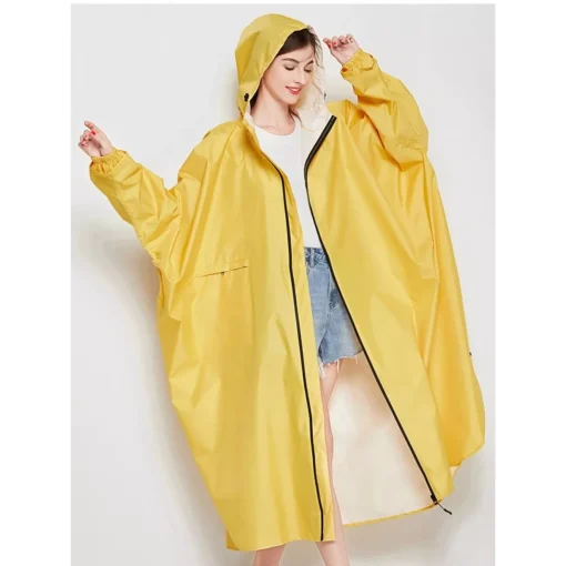 Long Waterproof Raincoat for Women - Image 3