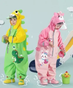 Waterproof Zipper Rain Suit for Toddlers and Kids (70-135cm)