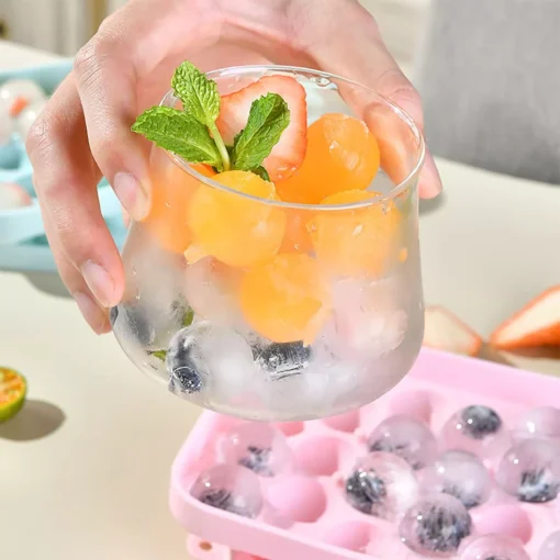 25-Grid Silicone Ice Cube Mold with Cover - Image 6