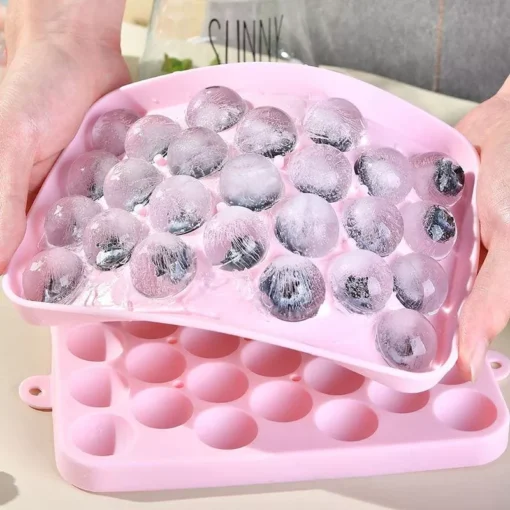 25-Grid Silicone Ice Cube Mold with Cover - Image 5