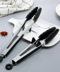 Premium Silicone Kitchen Tongs Set