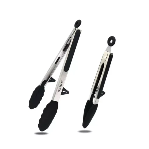 Premium Silicone Kitchen Tongs Set - Image 5