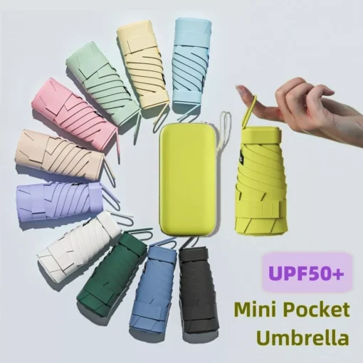 UPF50+ Mini Folding Umbrella - Image 2
