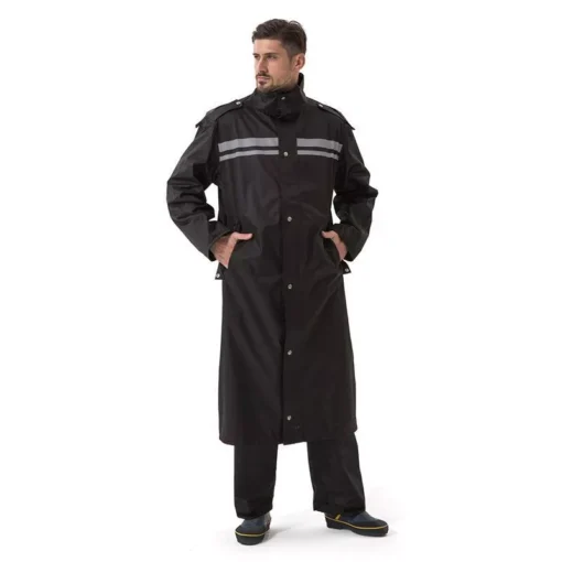 Men’s Long Waterproof Raincoat