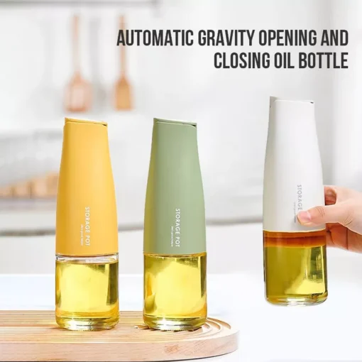 Automatic Leak-Proof Glass Oil Pot - Image 3
