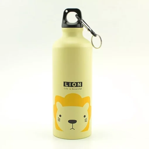 Portable 500ml Aluminum Alloy Water Bottle for Camping and Cycling - Image 4