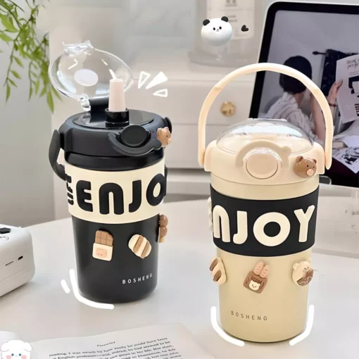 Portable Cute Thermos for Hot Coffee & Tea - Image 2
