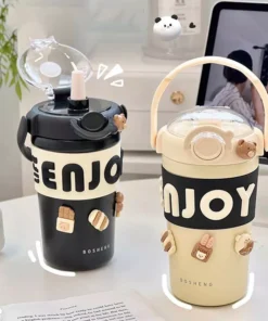 Portable Cute Thermos for Hot Coffee & Tea