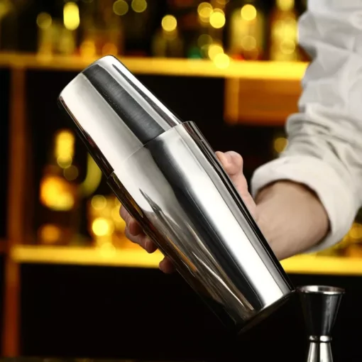 Premium Stainless Steel Cocktail Shaker for Bartenders & Party Enthusiasts - Image 3