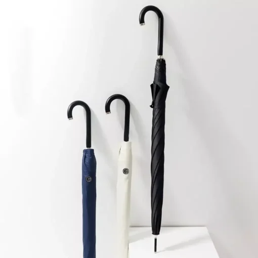 Long Windproof Umbrella for Women, Automatic Golf Sun Umbrella, Ultralight Big Parasol - Image 3