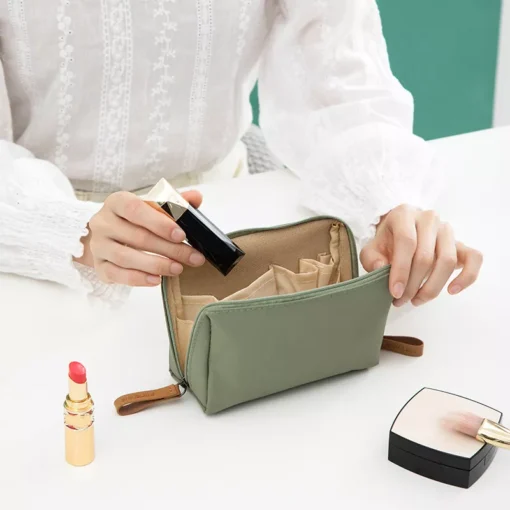 Ladies’ Essential Nylon Cosmetic Organizer Bag - Image 2