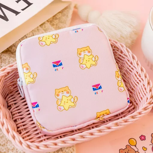 Kawaii Bear-Themed Multi-Use Organizer for Cosmetics and Sanitary Products - Image 7