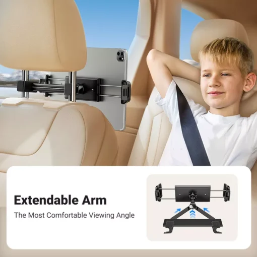Universal Car Tablet and Phone Holder - Image 4