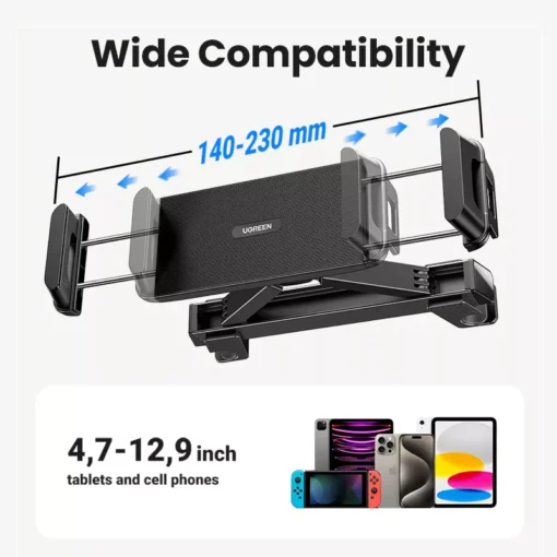 Universal Car Tablet and Phone Holder - Image 6