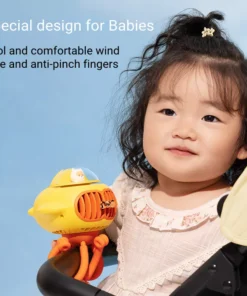 Portable USB Baby Stroller Fan with 3600mAh Rechargeable Battery