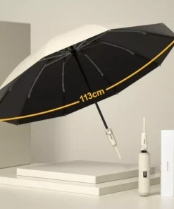 Automatic UV Blocking Windproof Folding Umbrella for Men and Women