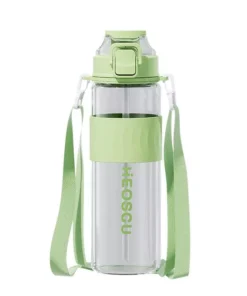 Insulated Glass Water Bottle with Tea Filter & Dual Drinking Modes