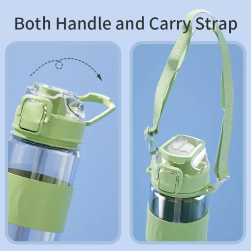 Insulated Glass Water Bottle with Tea Filter & Dual Drinking Modes - Image 5