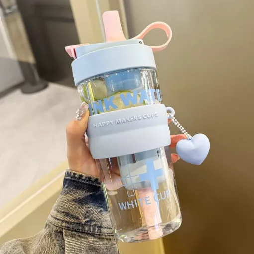 27oz Water Bottle with Straw Filter Cover - Image 4