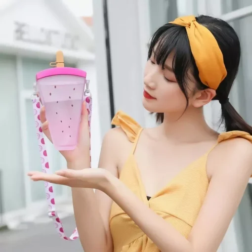 Kids Water Bottle with Straw - Image 4