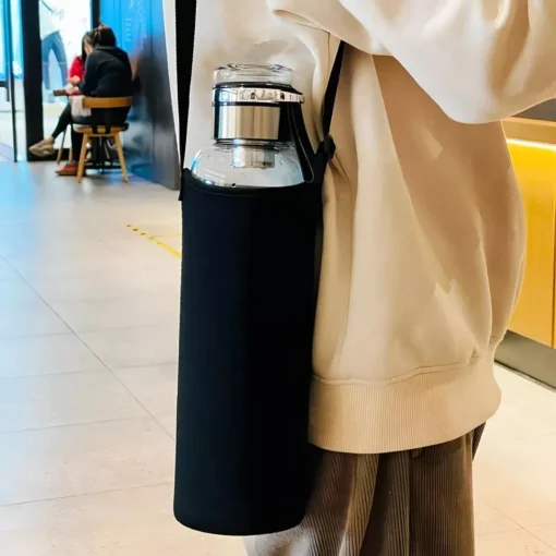 2L Large Capacity Portable Glass Water Bottle - Image 6