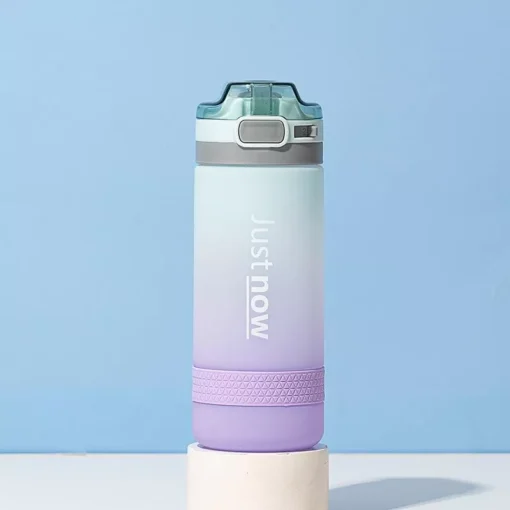 Eco-Friendly Portable Water Bottle with Straw - Image 5
