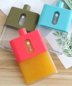 BPA Free A5 Flat Water Bottle – Portable Paper Pad Flask