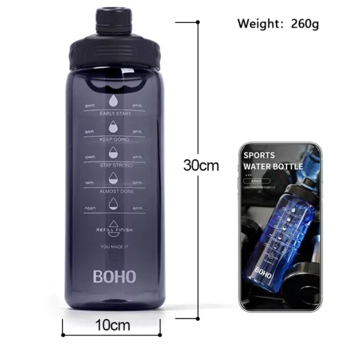 2 Liter Water Bottle With Straw - Image 7