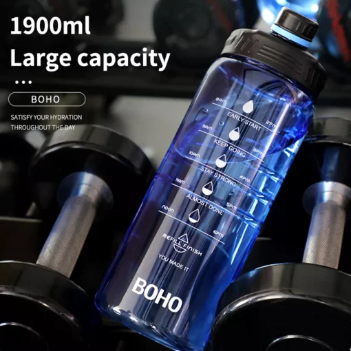 2 Liter Water Bottle With Straw - Image 2