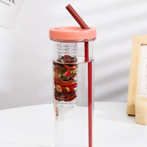 Large Capacity Portable Straw Cup - Image 2