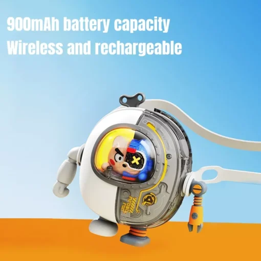 Cool Mecha Robot Mini Bladeless Neck Fan - Image 4