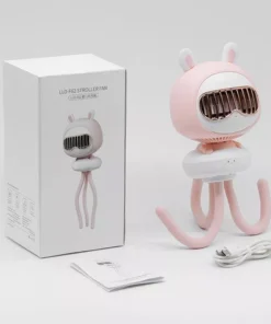 USB Charging Desktop Folding Fan